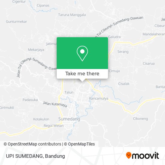 UPI SUMEDANG map