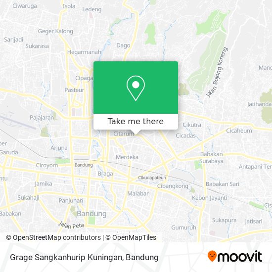 Grage Sangkanhurip Kuningan map