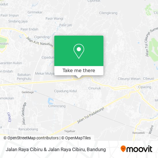 Jalan Raya Cibiru & Jalan Raya Cibiru map