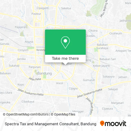 Spectra Tax and Management Consultant map