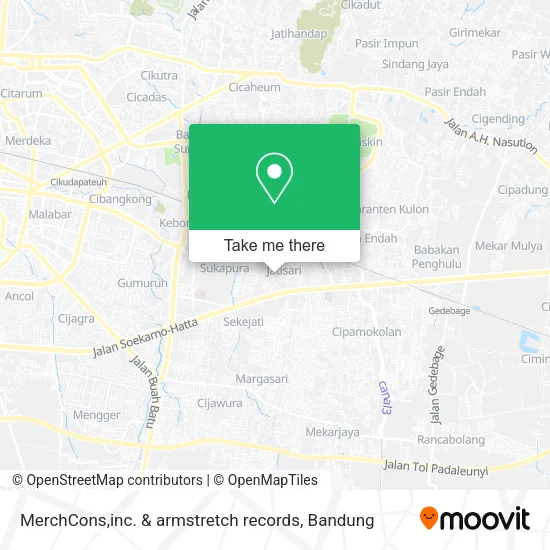 MerchCons,inc. & armstretch records map