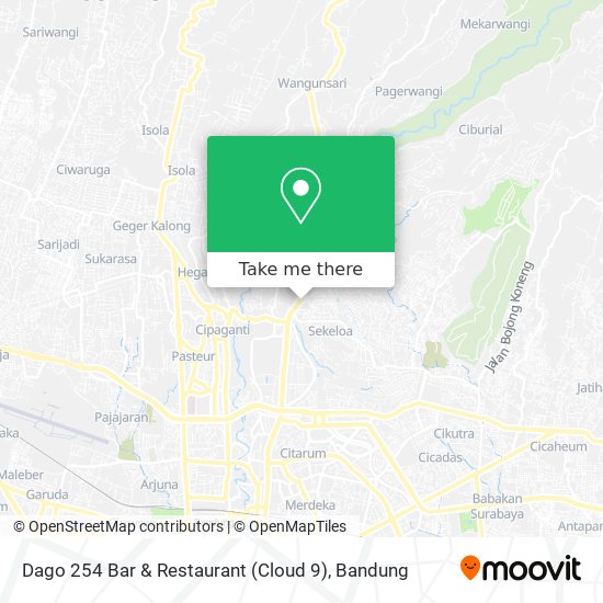 Dago 254 Bar & Restaurant (Cloud 9) map