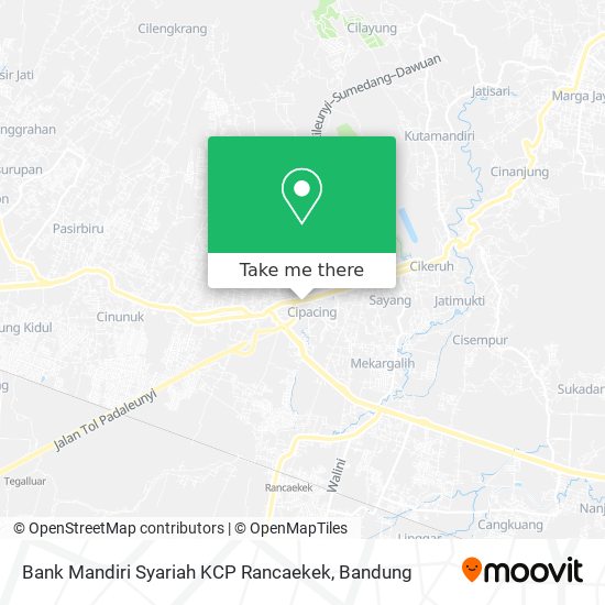 Bank Mandiri Syariah KCP Rancaekek map