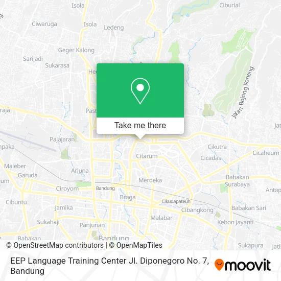 EEP Language Training Center Jl. Diponegoro No. 7 map