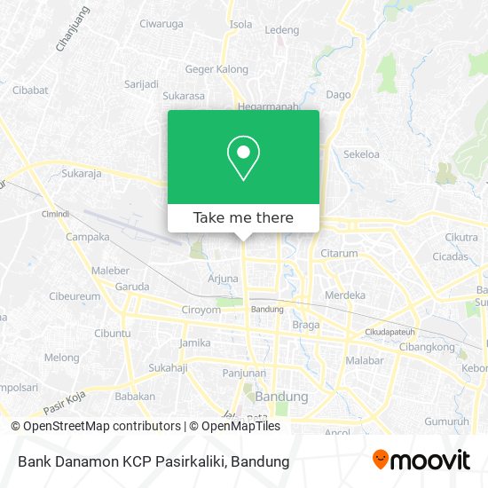 Bank Danamon KCP Pasirkaliki map