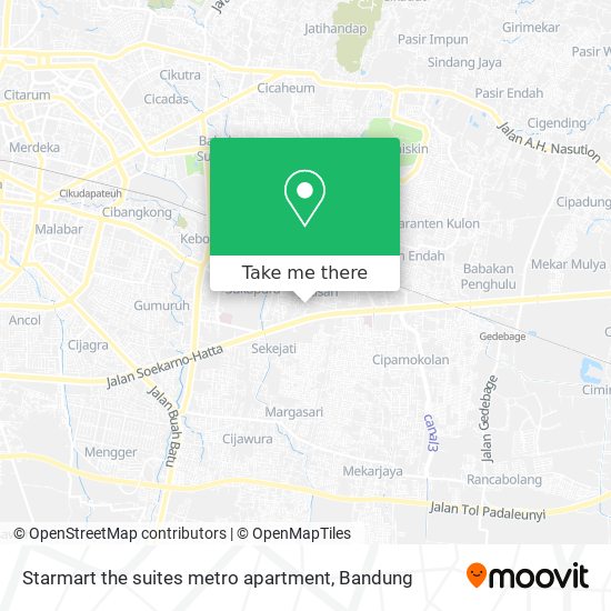 Starmart the suites metro apartment map