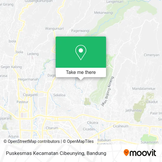 Puskesmas Kecamatan Cibeunying map