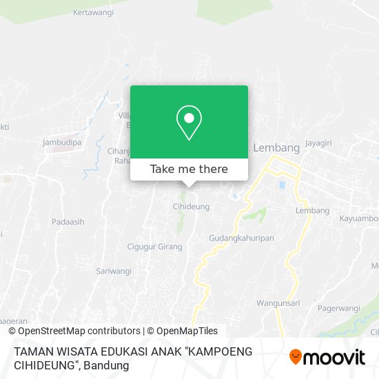 TAMAN WISATA EDUKASI ANAK "KAMPOENG CIHIDEUNG" map