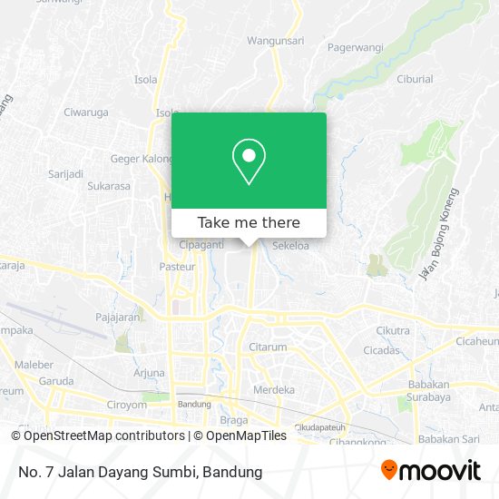 No. 7 Jalan Dayang Sumbi map