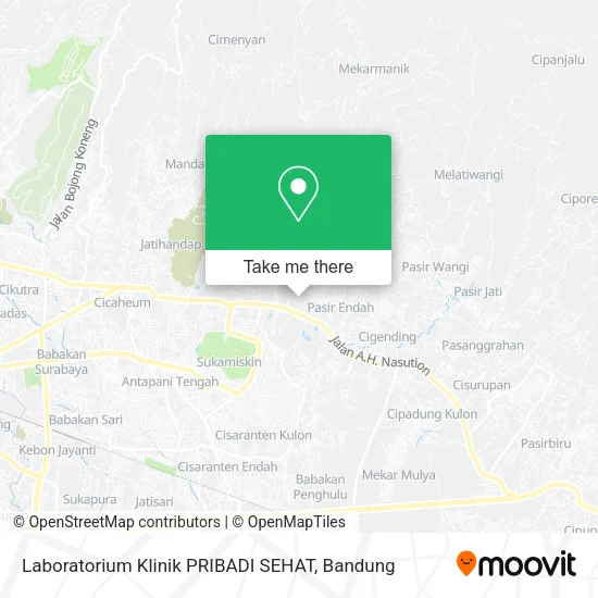 Laboratorium Klinik PRIBADI SEHAT map