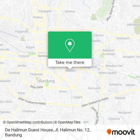 De Halimun Guest House, Jl. Halimun No. 12 map