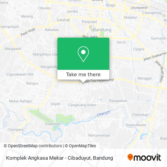 Komplek Angkasa Mekar - Cibaduyut map