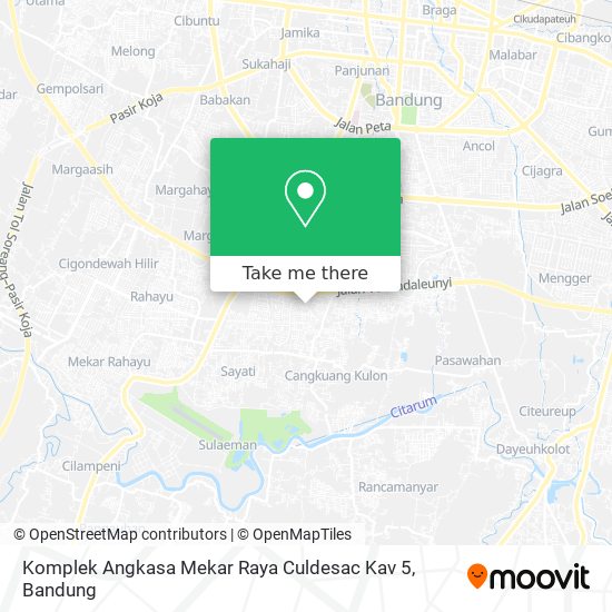 Komplek Angkasa Mekar Raya Culdesac Kav 5 map