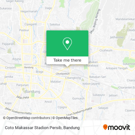 Coto Makassar Stadion Persib map