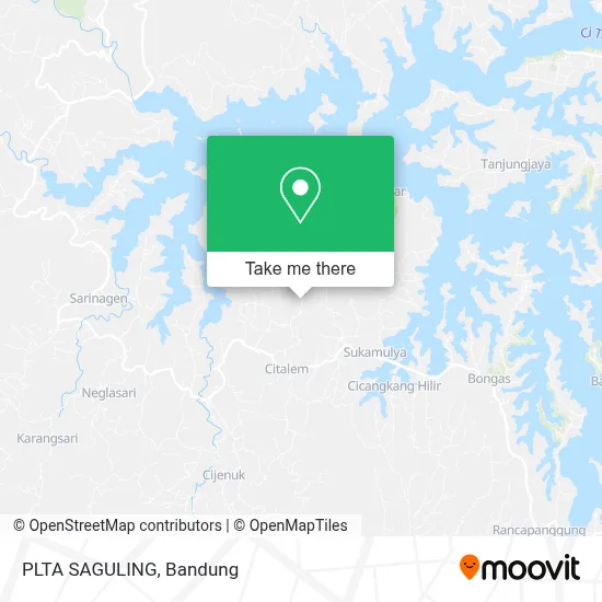 PLTA SAGULING map