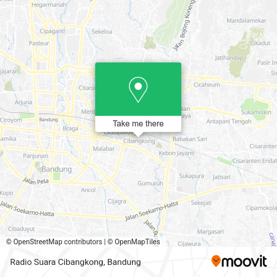 Radio Suara Cibangkong map