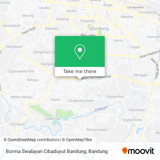 Borma Swalayan Cibaduyut Bandung map