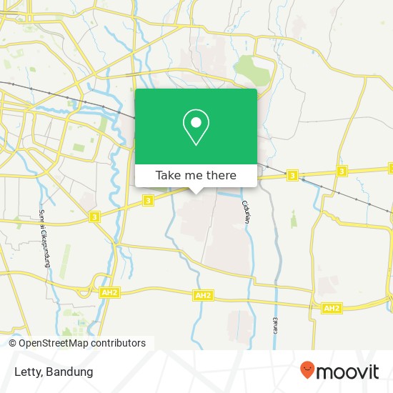 Letty, Buahbatu Bandung Kota 40286 map