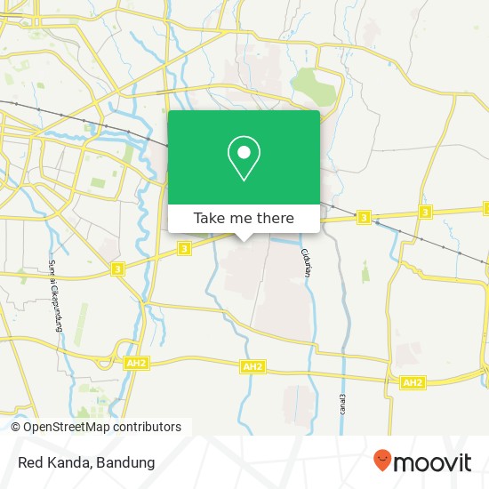 Red Kanda, Buahbatu Bandung Kota 40286 map