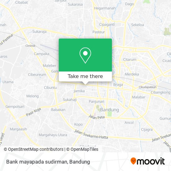 Bank mayapada sudirman map