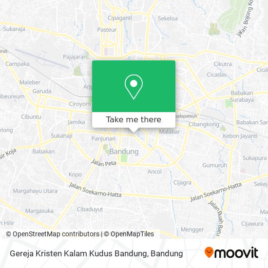 Gereja Kristen Kalam Kudus Bandung map