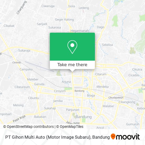 PT Gihon Multi Auto (Motor Image Subaru) map