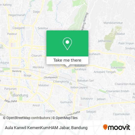 Aula Kanwil KemenKumHAM Jabar map