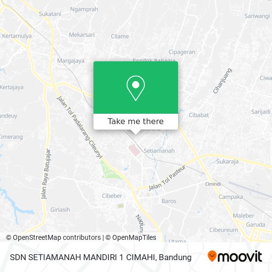 SDN SETIAMANAH MANDIRI 1 CIMAHI map
