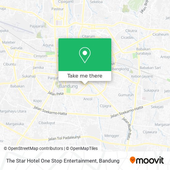 The Star Hotel One Stop Entertainment map