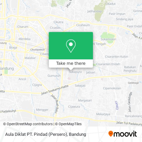 Aula Diklat PT. Pindad (Persero) map