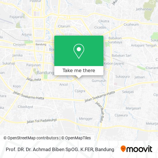 Prof. DR. Dr. Achmad Biben SpOG. K.FER map