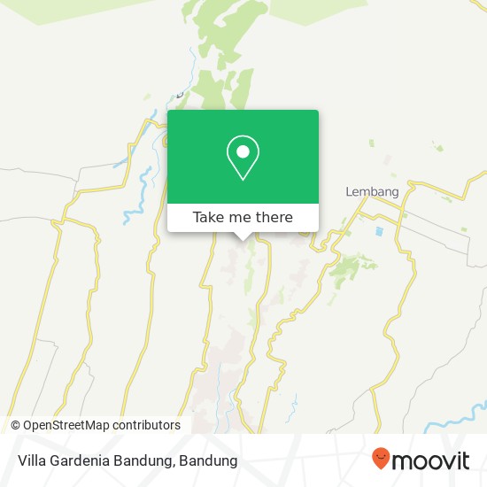 Villa Gardenia Bandung map