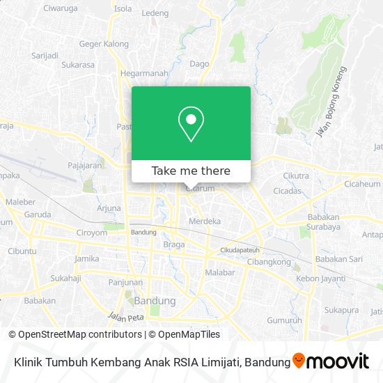 Klinik Tumbuh Kembang Anak RSIA Limijati map