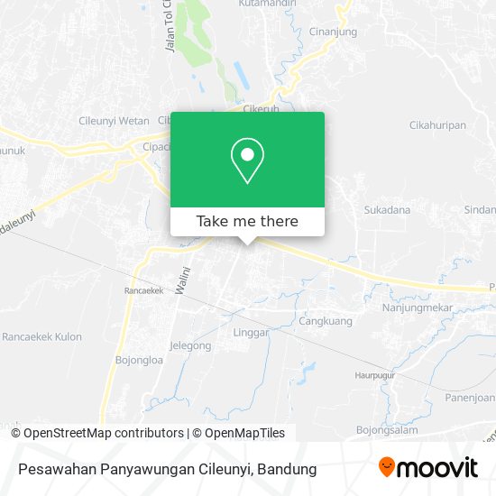Pesawahan Panyawungan Cileunyi map