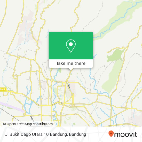 Jl.Bukit Dago Utara 10 Bandung map