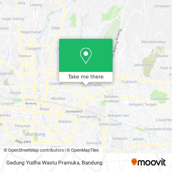 Gedung Yudha Wastu Pramuka map