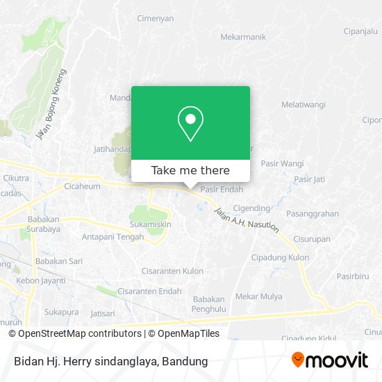Bidan Hj. Herry sindanglaya map