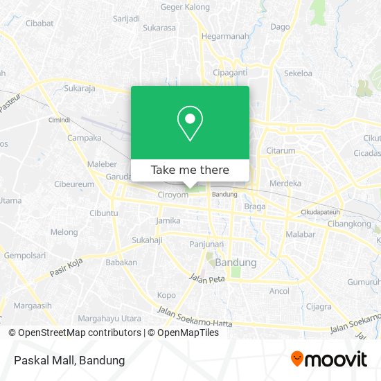 Paskal Mall map