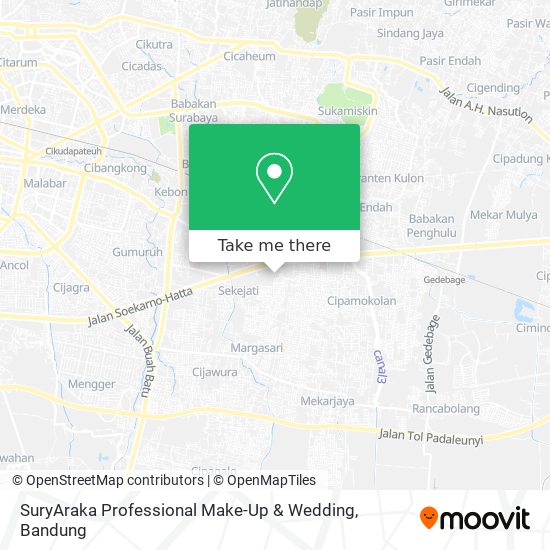 SuryAraka Professional Make-Up & Wedding map