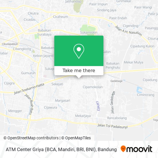 ATM Center Griya (BCA, Mandiri, BRI, BNI) map