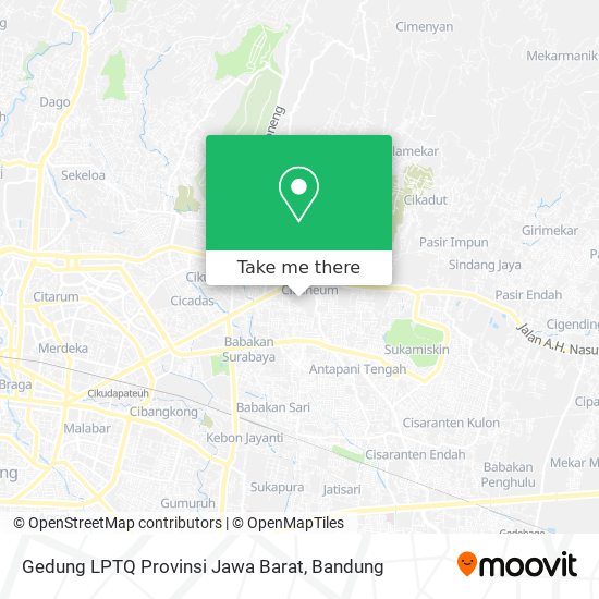 Gedung LPTQ Provinsi Jawa Barat map