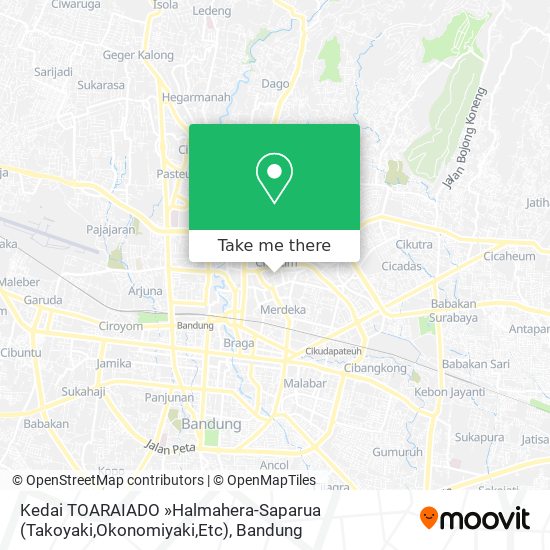 Kedai TOARAIADO »Halmahera-Saparua (Takoyaki,Okonomiyaki,Etc) map