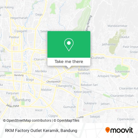 RKM Factory Outlet Keramik map