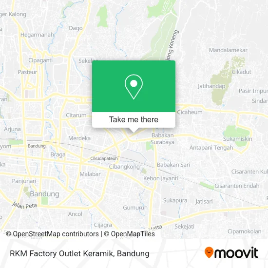 RKM Factory Outlet Keramik map