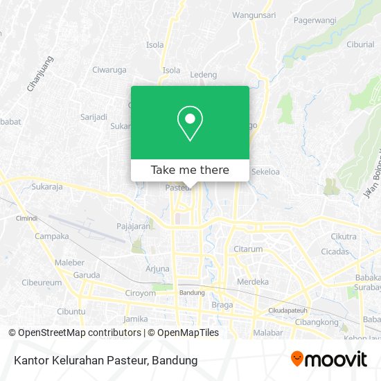 Kantor Kelurahan Pasteur map