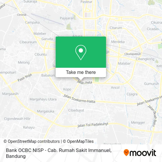 Bank OCBC NISP - Cab. Rumah Sakit Immanuel map