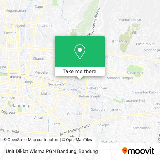 Unit Diklat Wisma PGN Bandung map