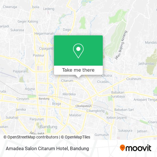 Amadea Salon Citarum Hotel map