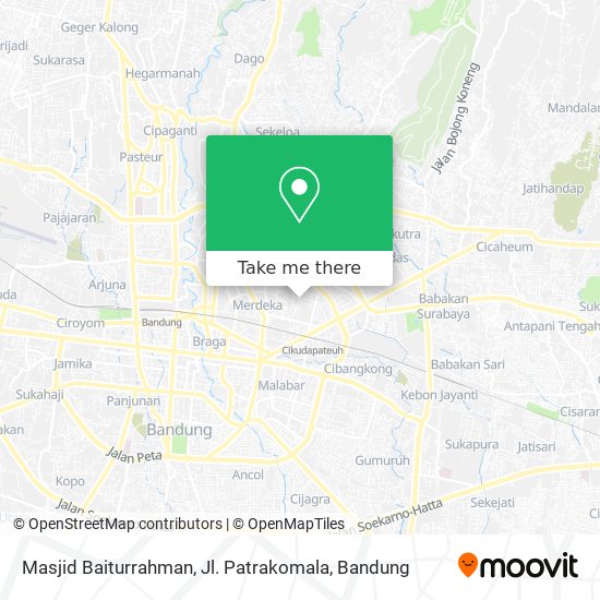 Masjid Baiturrahman, Jl. Patrakomala map