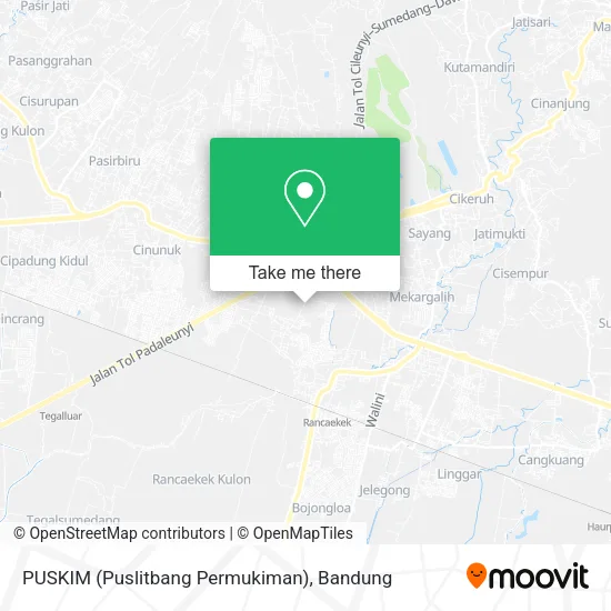 PUSKIM (Puslitbang Permukiman) map